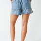 Zion Soft-Wash Stretch-Denim Utility Shorts: DISTRESSED DENIM / S:M:L (2:2:2) Mono B