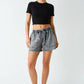 Zion Soft-Wash Stretch-Denim Utility Shorts: DISTRESSED DENIM / S:M:L (2:2:2) Mono B