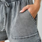 Zion Soft-Wash Stretch-Denim Utility Shorts: DISTRESSED DENIM / S:M:L (2:2:2) Mono B