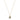 Dainty Chain Link Necklace With Clover Rhinestone Pendant Judson