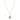Dainty Chain Link Necklace With Clover Rhinestone Pendant Judson