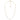 Dainty Chain Link Necklace Featuring Rhinestone Accents Judson