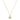 Dainty Chain Link Necklace With Premium Cubic Zirconia Circular Pendant Judson