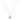 Dainty Chain Link Necklace With Premium Cubic Zirconia Circular Pendant Judson