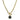 Chain Link Necklace Featuring Cushion Cut Rhinestone Pendant With Toggle Closure Judson