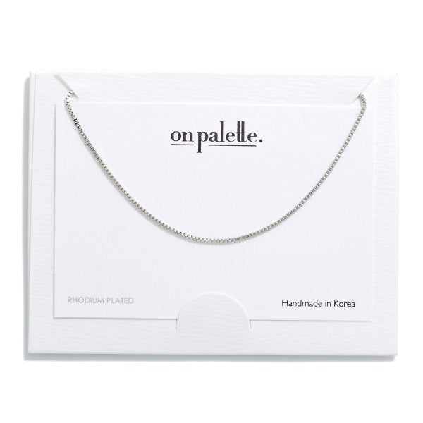 Dainty Square Chain Link Necklace Judson