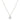 Dainty Chain Link Necklace Featuring Simple Rhinestone Cluster Pendant Judson
