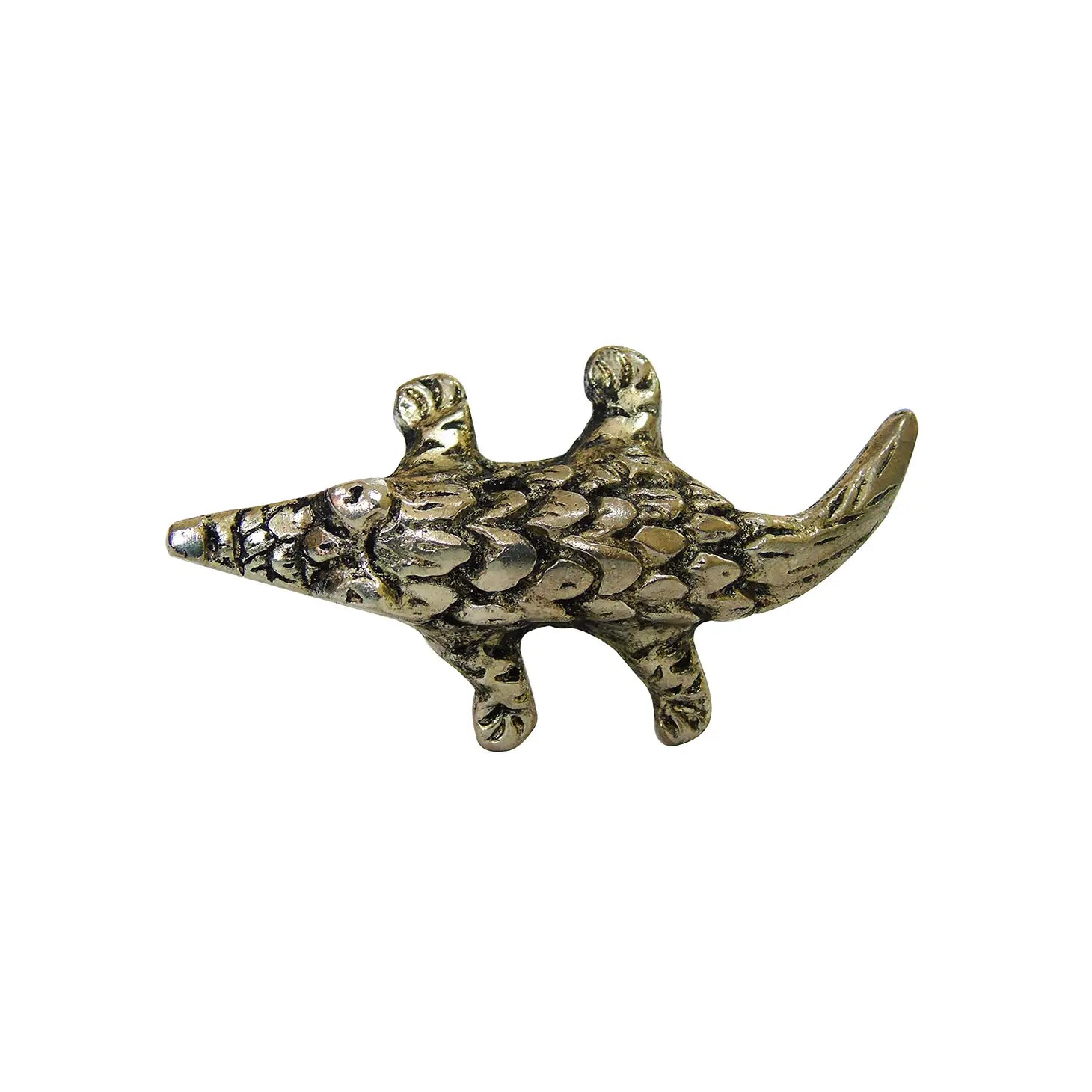 Metal Animal Knob Crocodile