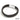 Men's Two-Tone Woven Leather Bracelet With Magnetic Metal Closure Judson