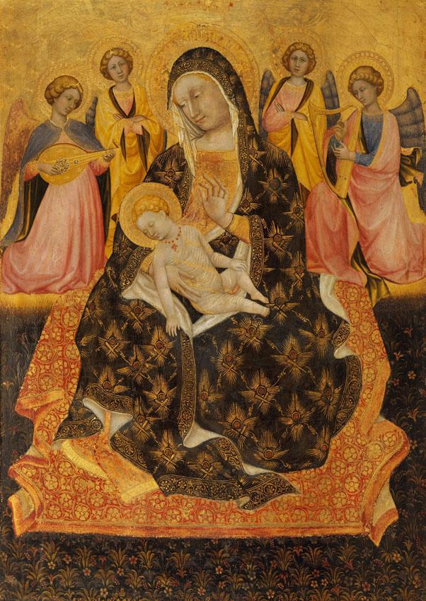 A1 Mother & Child Mint Decoupage Paper