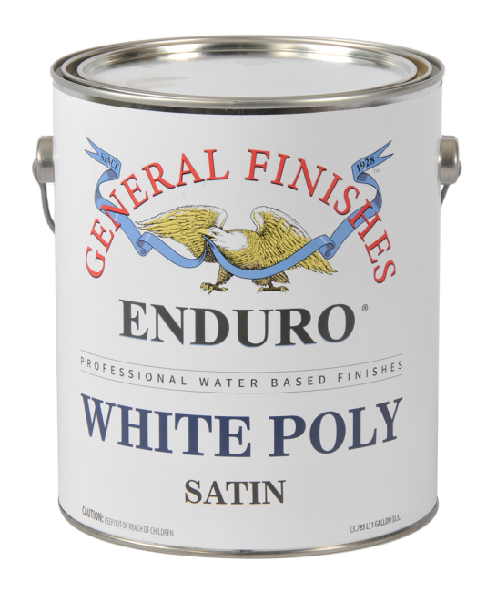 GF Gallon White Poly Satin General Finishes