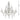 9 Light Crystal Plug In White Chandelier Think Brink