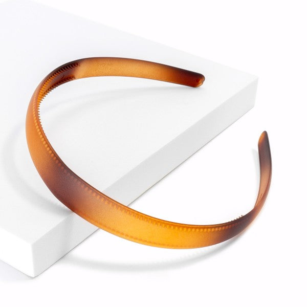 Tapered Coated Acrylic Headband Tortoise