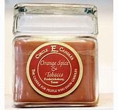 Orange Spice and Tobacco Circle E Candle 22 oz