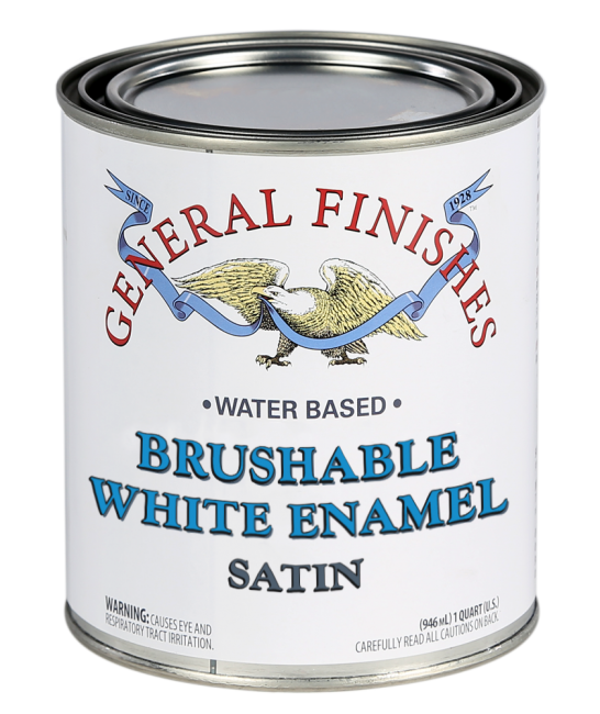 GF QT Brushable Enamel White Satin General Finishes