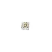 Transparent Square Glass Knob