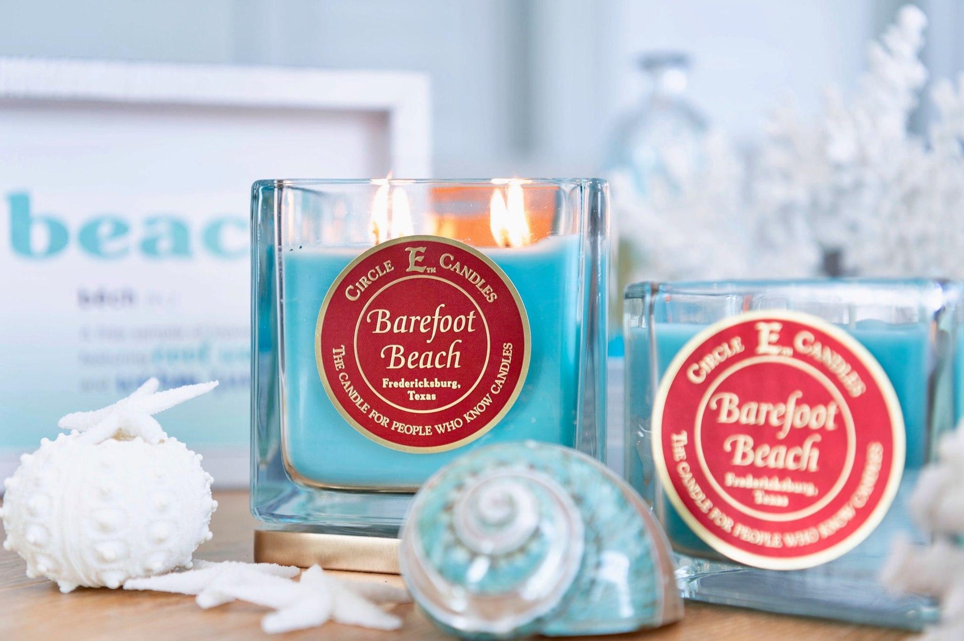 Barefoot Beach E Candle 17 oz