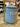 Vintage Blue Enamel Flour Bin with Lid The Mustard Seed Collection