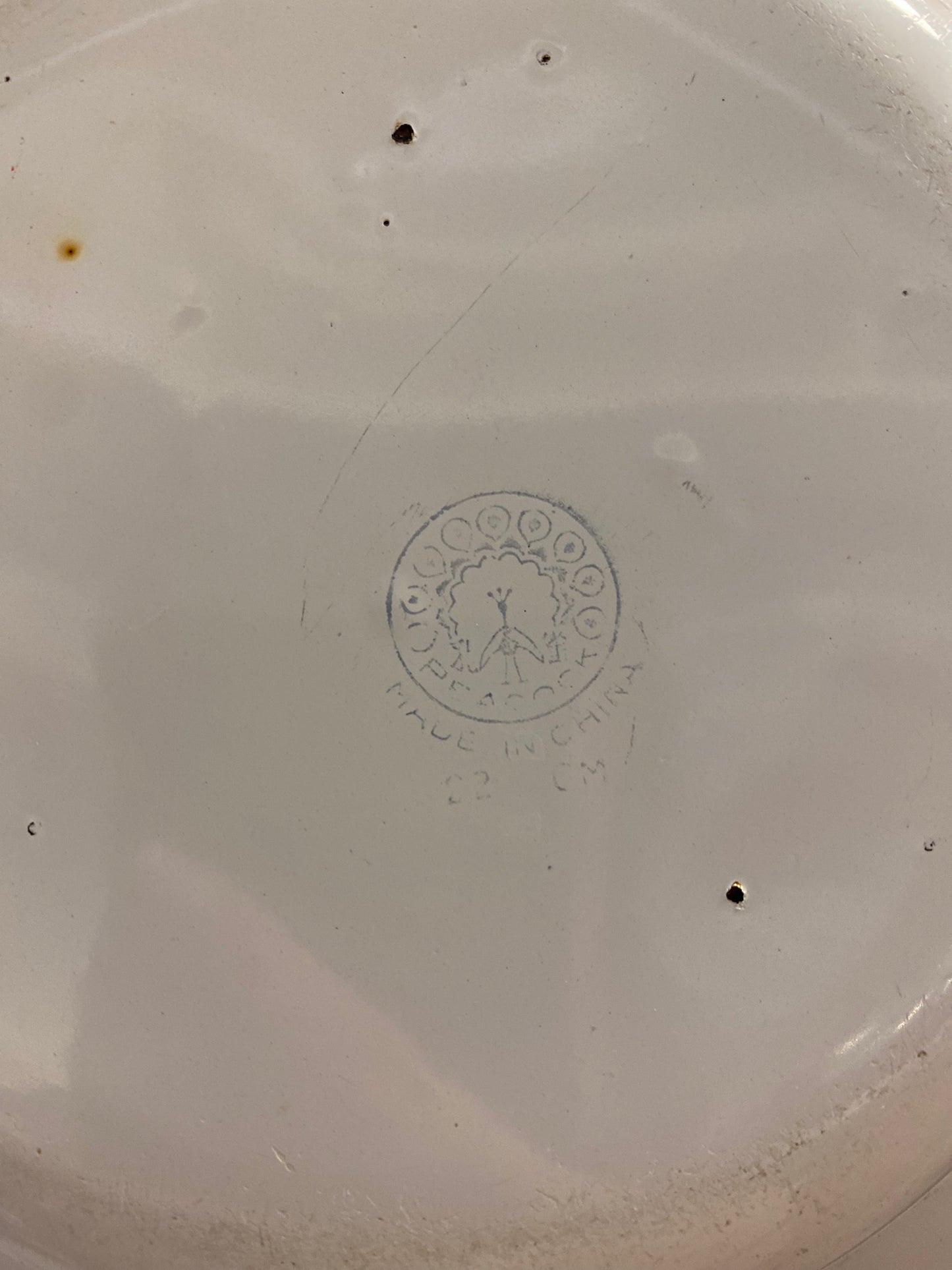 Vintage Swedish Enamel Berry Bowl