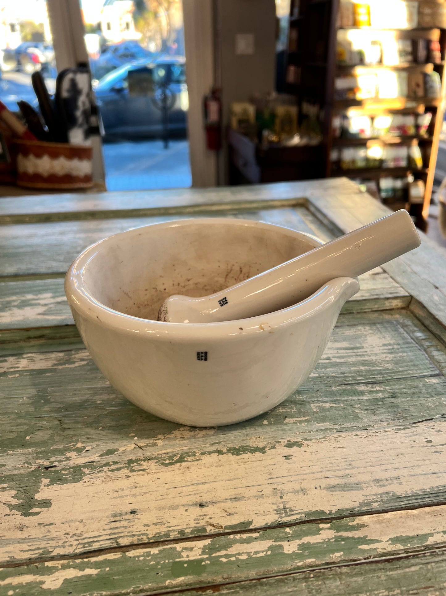 Vintage Coors USA Pharmacy Mortar & Pestle