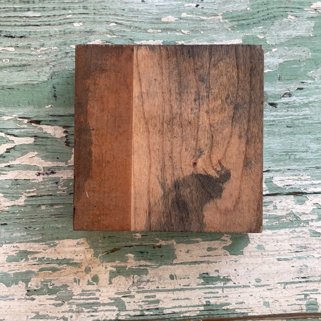 Vintage Screen Stamp Block