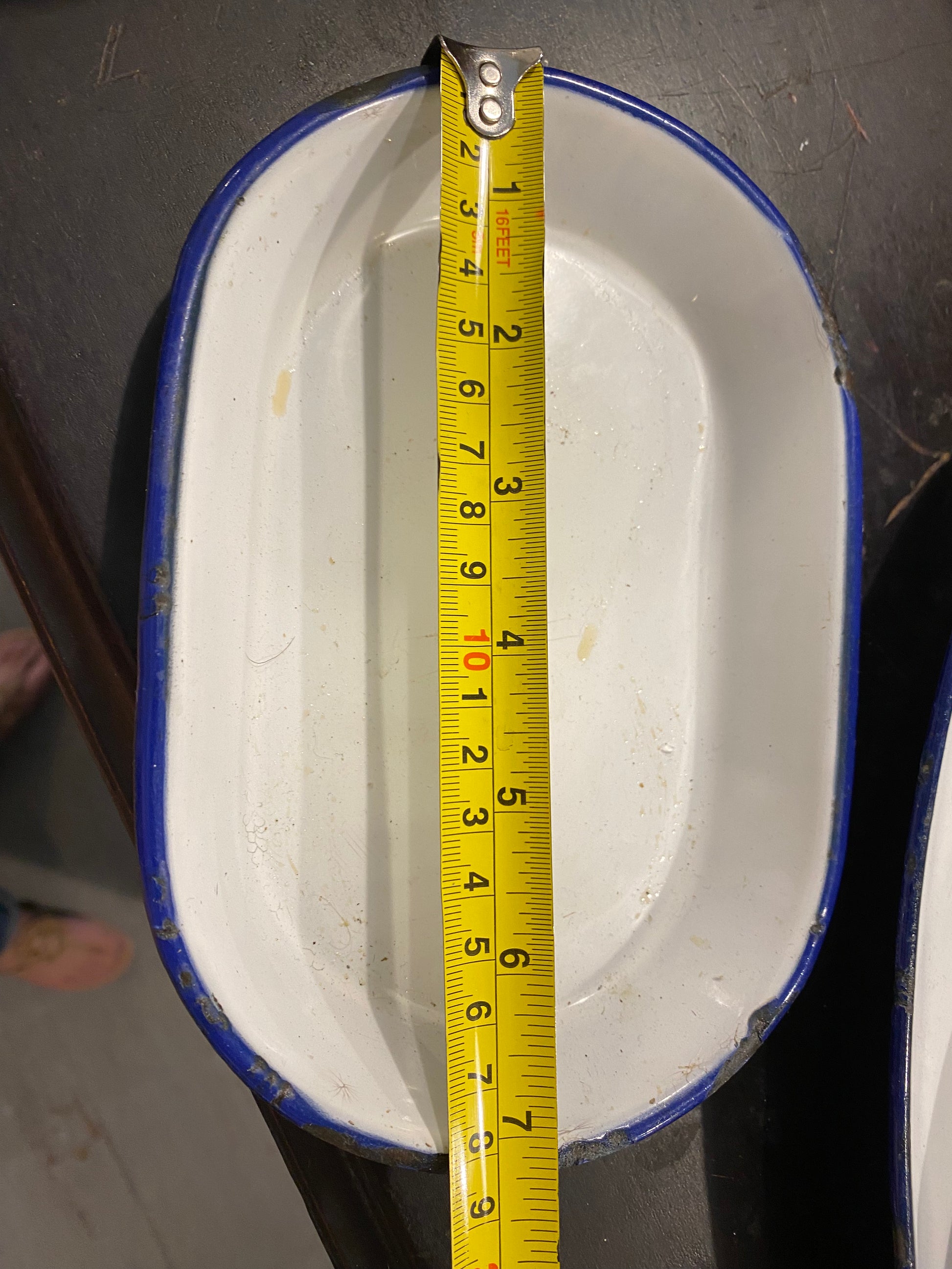 Vintage Swedish Enamel Dish