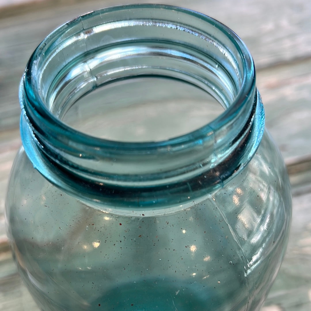 1/2 Gal. 1923-1933 Blue Ball Mason Jar